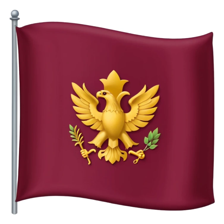 Bandera color vino entero sticker