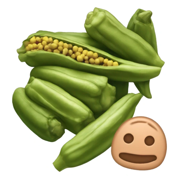 Guimbombó, Guingombó, Molondrón, Quingambó / Gumbo, Kinkamboo, Okra sticker