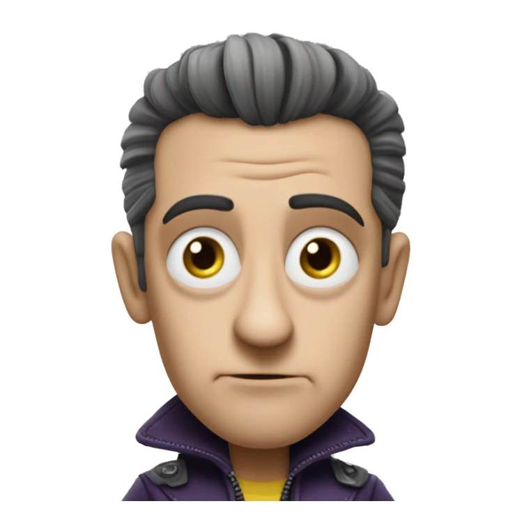 Despicable Me 4 movie villain Maxime Le mal sticker