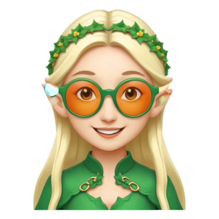 elf female legolas terminator summer wibe sunglasses sticker