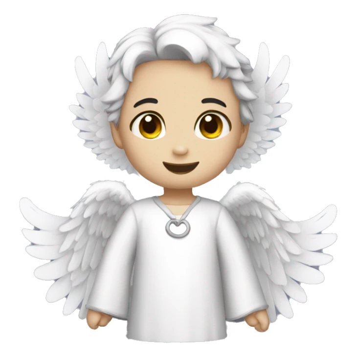 Angel de panda sticker