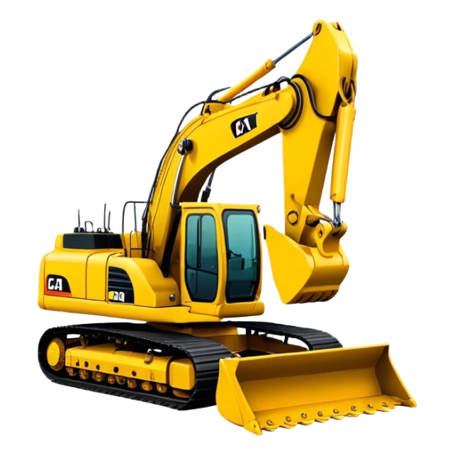 Excavator - Caterpillar 330 (Model Year: 2022) (Iconic colour: Yellow) sticker