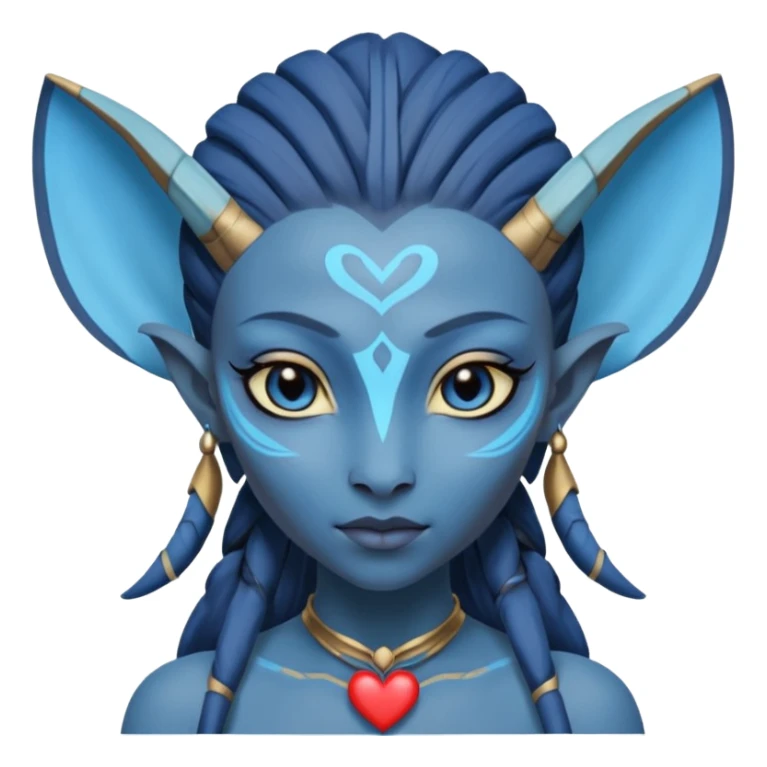 neytiri with love eye heart sticker