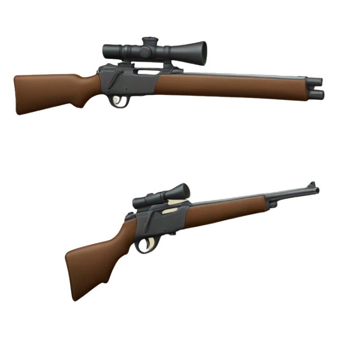 Un sarcelle d’or tenant un fusil  sticker