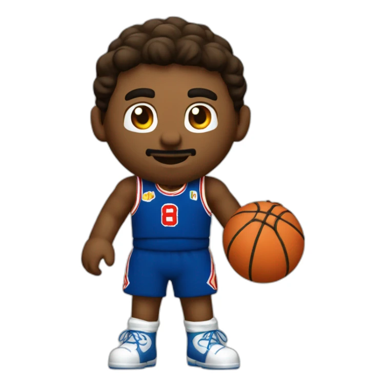 Jugador de basket camiseta MARIO sticker
