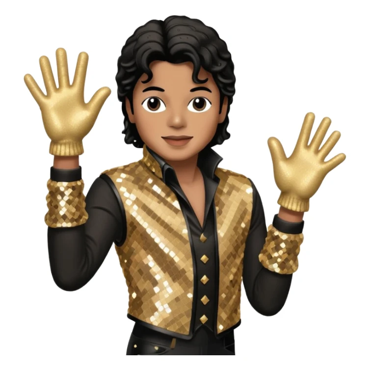 michel jacson dançando sticker