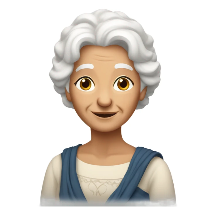 an old greek grandmother sticker