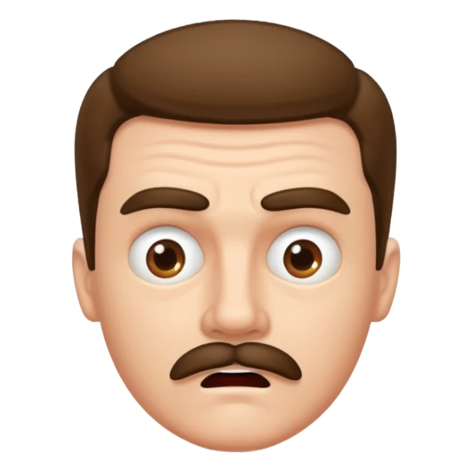 Create pls emoji that looks like austria dictator (hitler) it doesn’t have to be him but someone who looks alike , and combine it with emoji “mind blowing”, more look like hitler sticker