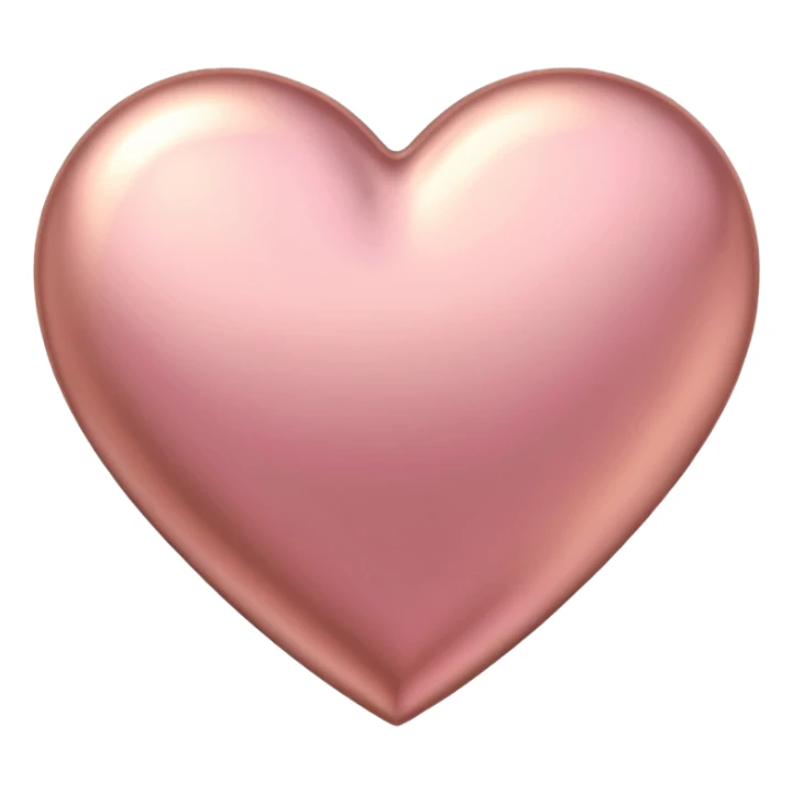 I need a pink and rose gold Heart emoji sticker