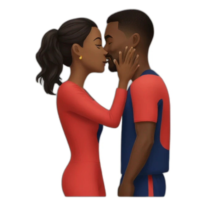 Semedo kiss his wife sticker