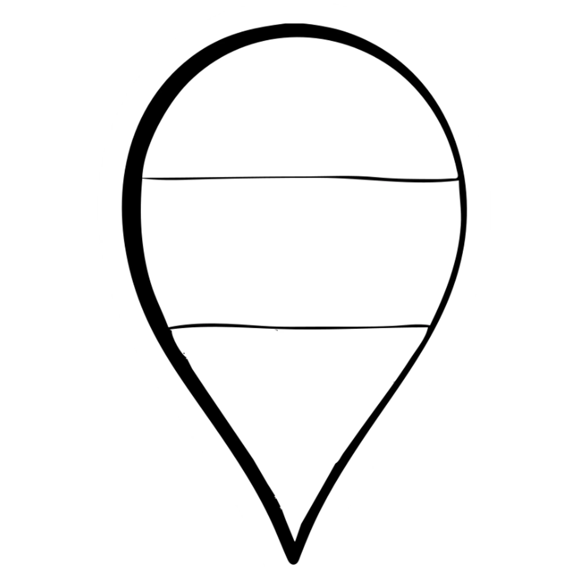 Location pin marker with Russian flag (white, blue, and red horizontal stripes) sticker