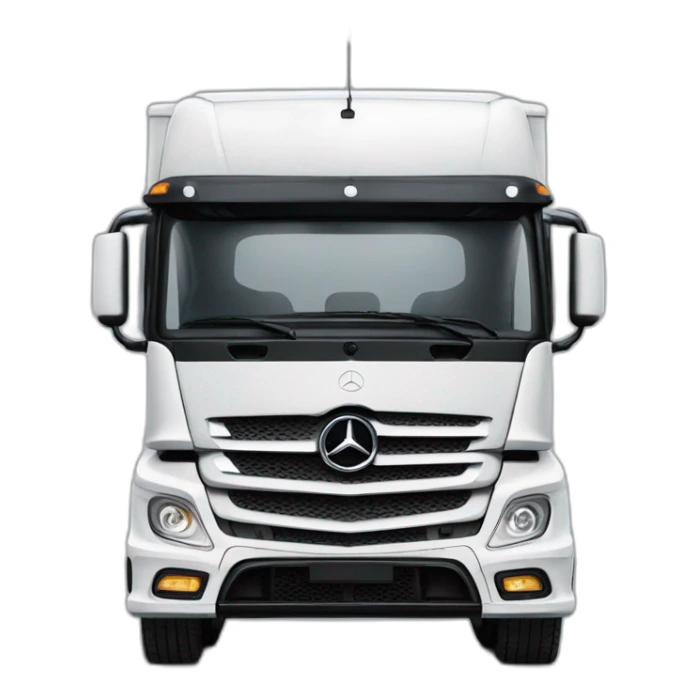 Mercedes Benz Truck stock sticker