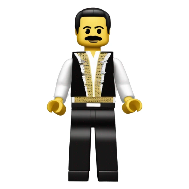 FREDDIE MERCURY lego full body sticker