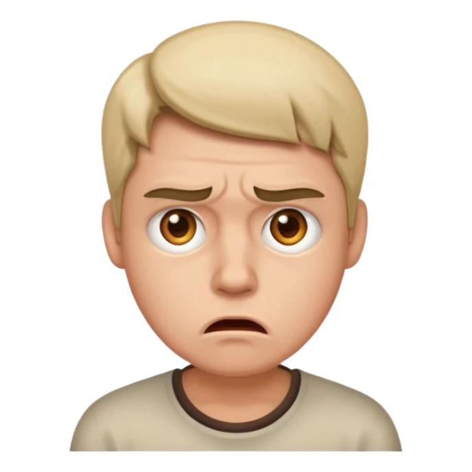 Annoyance/anger - feeling of irritation or displeasure' sticker