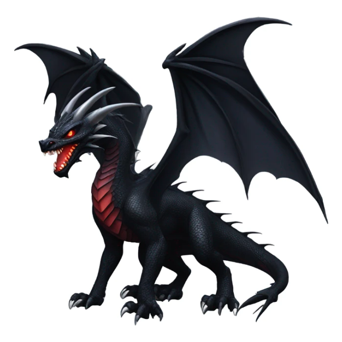 Dragón negro furia nocturna how to train your dragon sticker