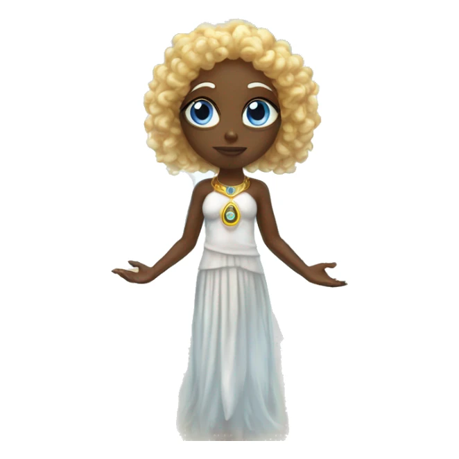 angelic diva third eye guardian of interdimensional temple sticker