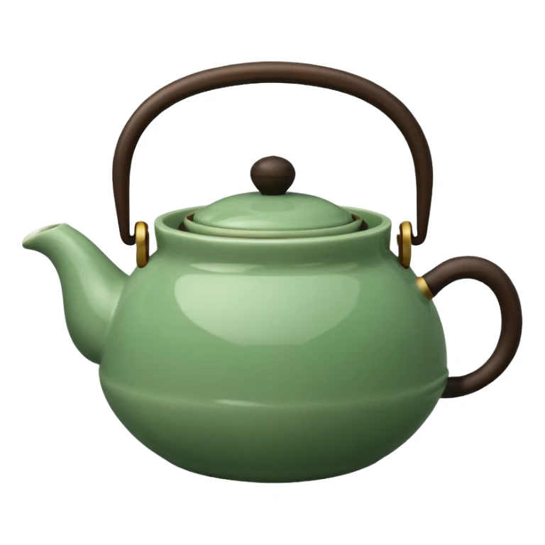 sencha. kyushu pot, gong fu sticker