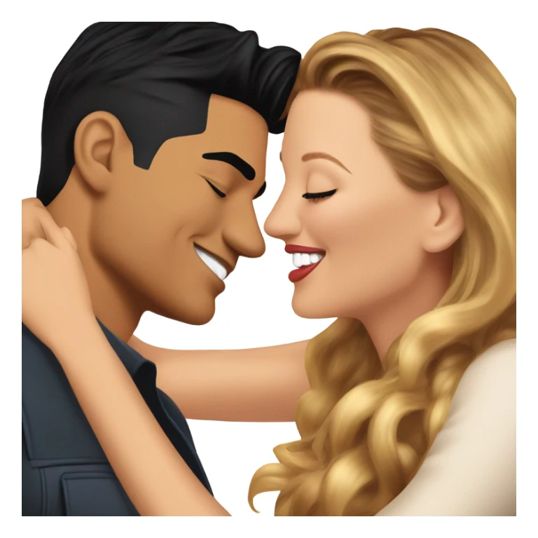 Mario Lopez kissing Blake lively sticker
