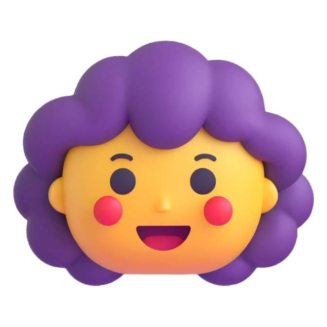 reboot mind emoji, modern, soft 3D fluent style, no text sticker
