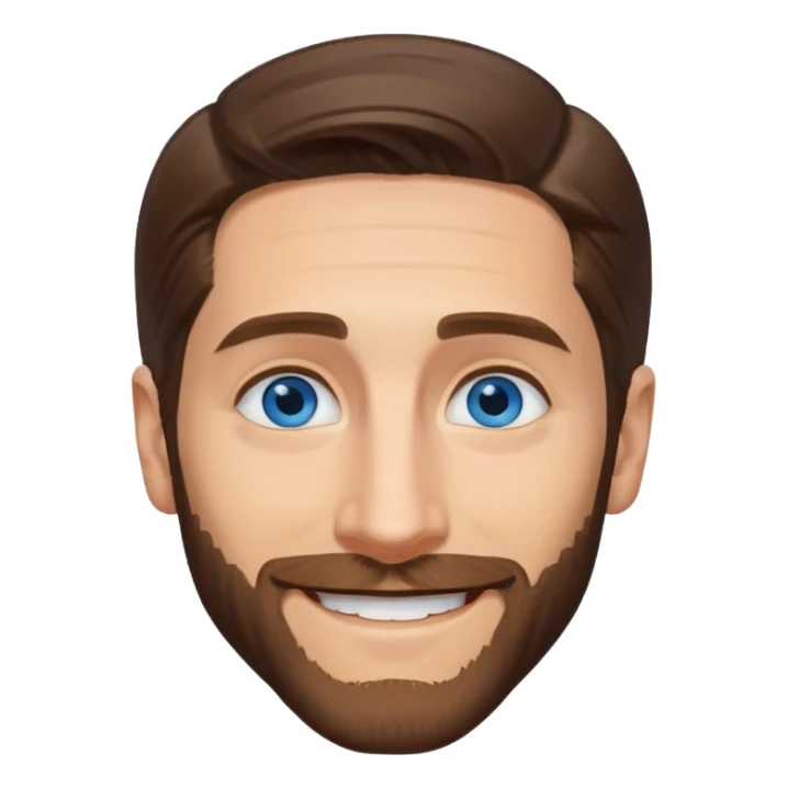 Jake Gyllenhaal with blue eyes sticker
