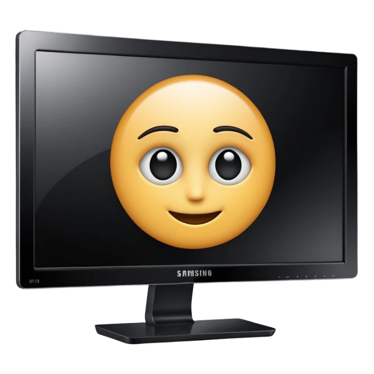 Samsung monitor sticker