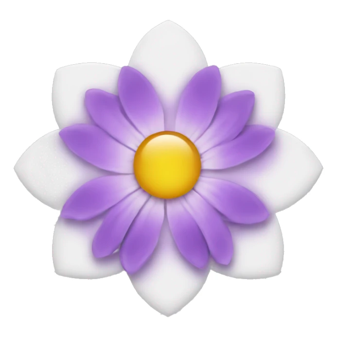 Spiritual flower sticker