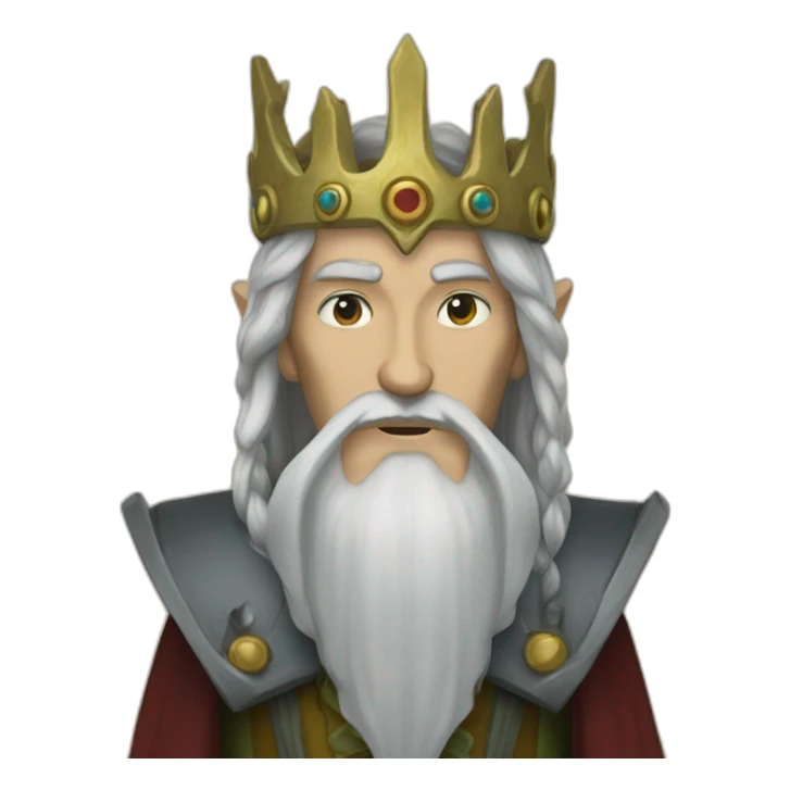 Turgon High King of the Noldorin Elves sticker
