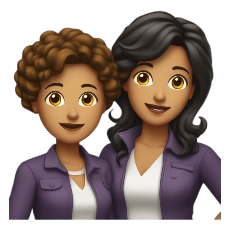 entrepeneur mother and adult daughters latinas sticker