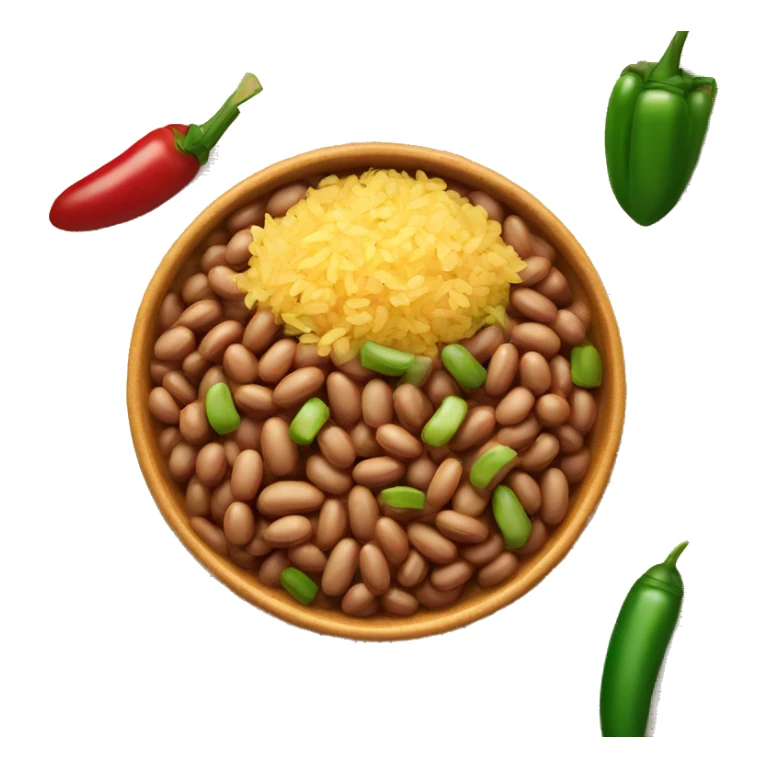 mexican cuisine beans and rice sticker