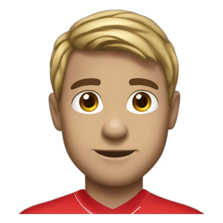 Manchester United love emoji sticker