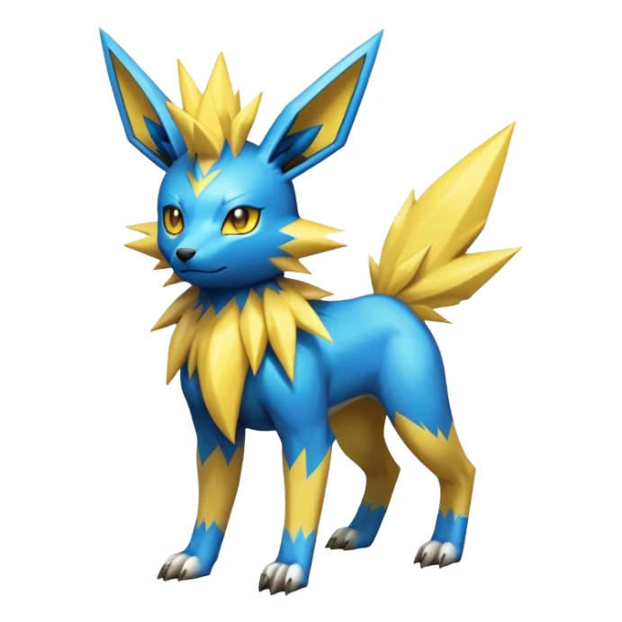 Manectric-Lucio-Jolteon-Fakémon-hybrid-creature (full body)  sticker
