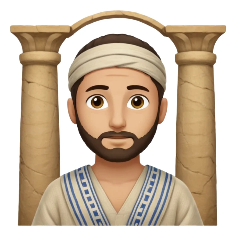 jewish man young ancient Judea sticker