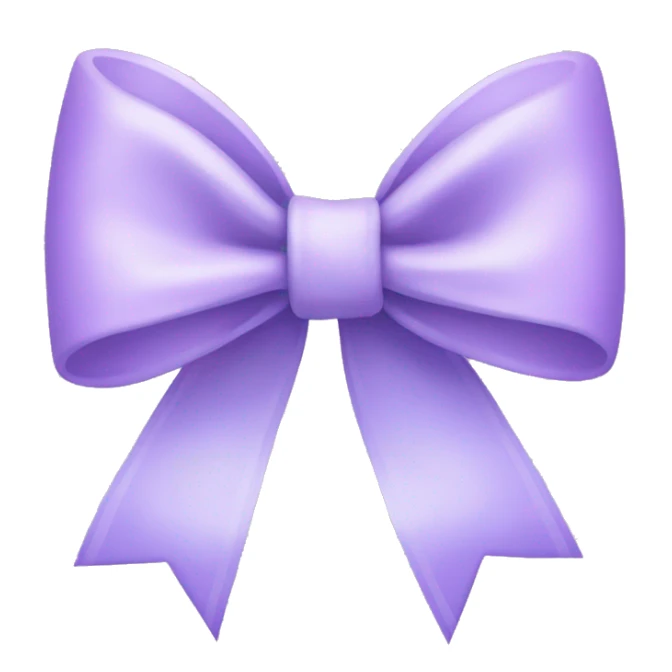 pastel purple bow sticker