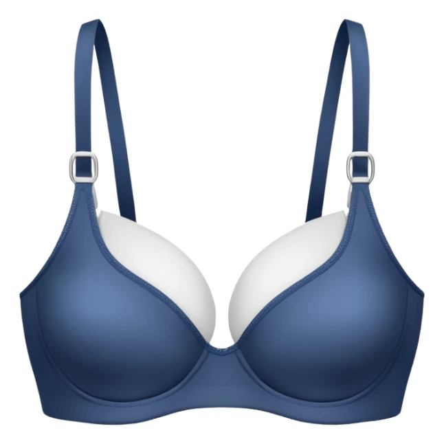 WHite cotton brassiere sticker