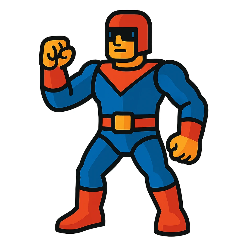action figure sticker