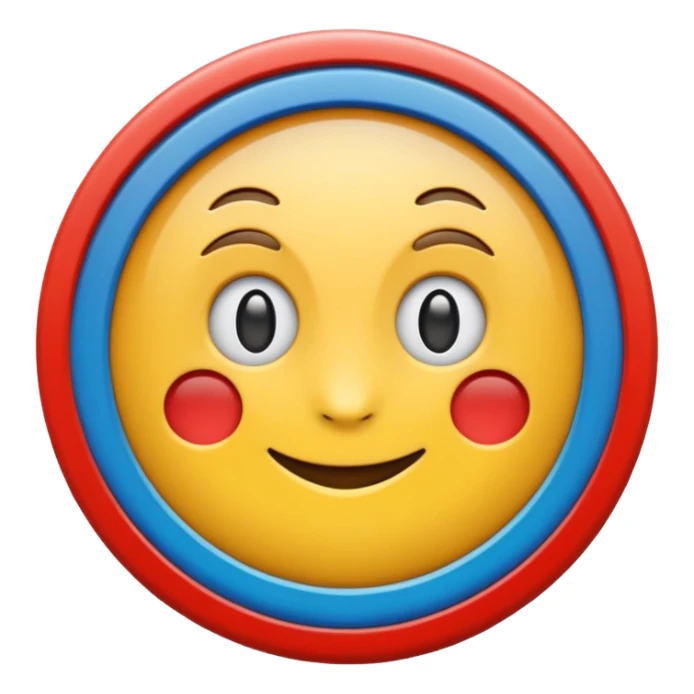 create an emoji of a metro sign. 4 variation sticker