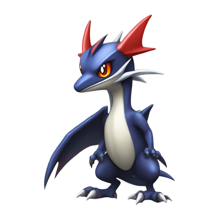 Edgy Cool Nargacuga-Noivern-Latias-Garchomp-Pokémon Full Body sticker