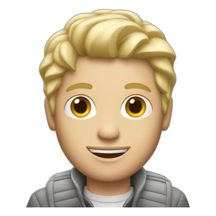 blonde man sitting in silver merCedes car sticker