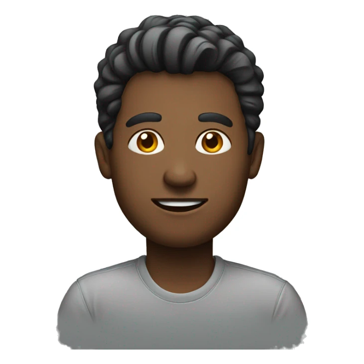 casual male portrait indoors sticker