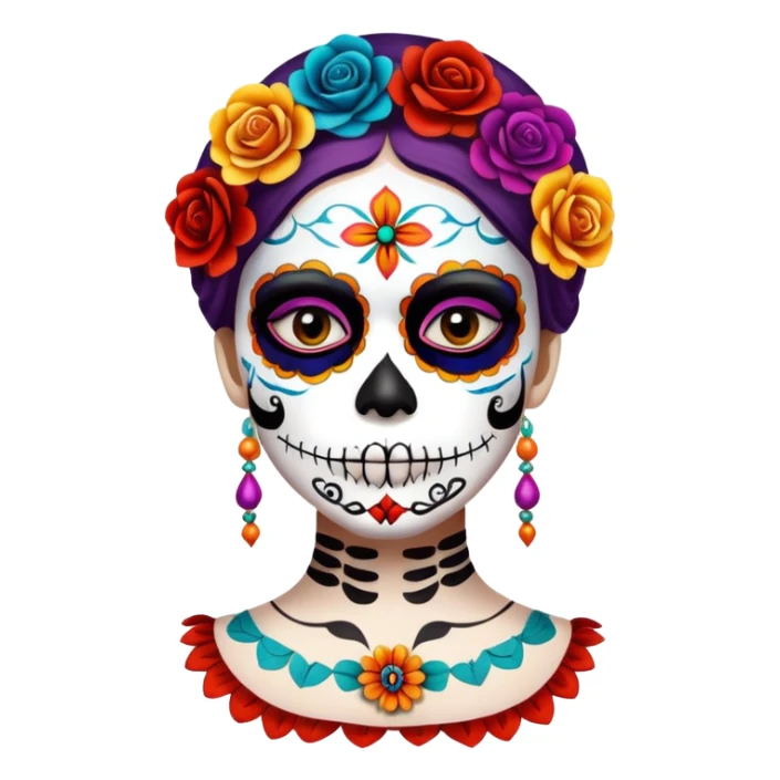 Day of the dead sticker
