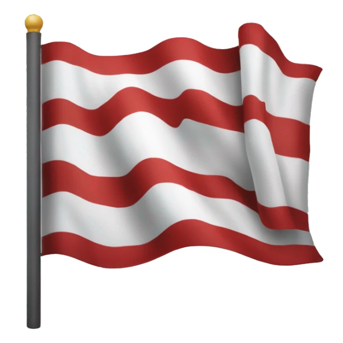 Schwarz weiß rote Fahne zerrissen  sticker