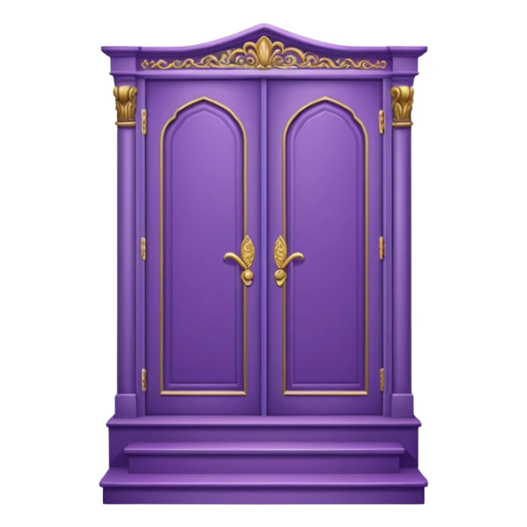 42-foot purple steps in floor map way to wardrobe closet sticker