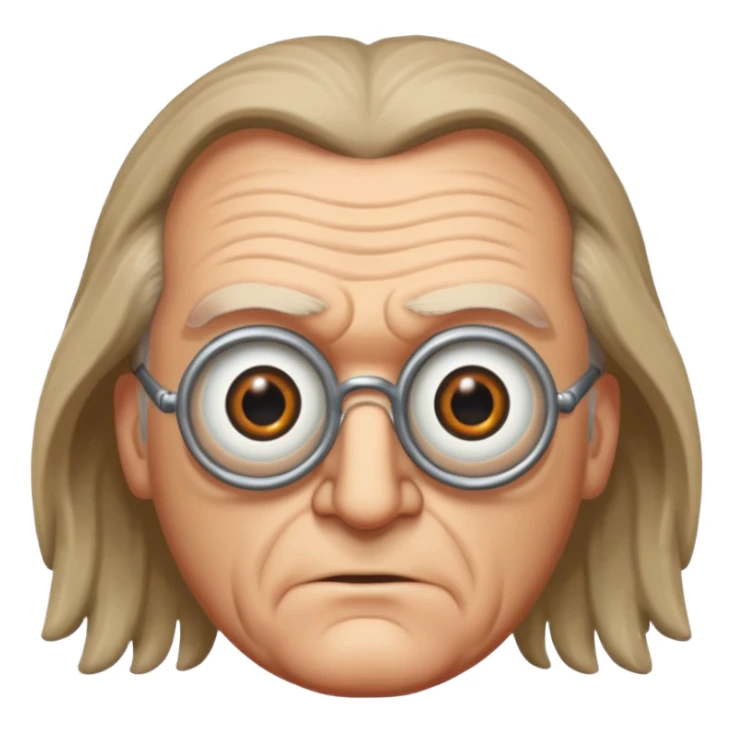 Alastor Moody with one Artificial eye and ordinary eye sticker