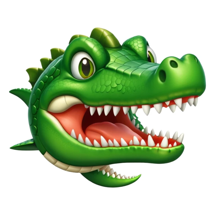 airplane with a crocodile head instead of the nose sticker