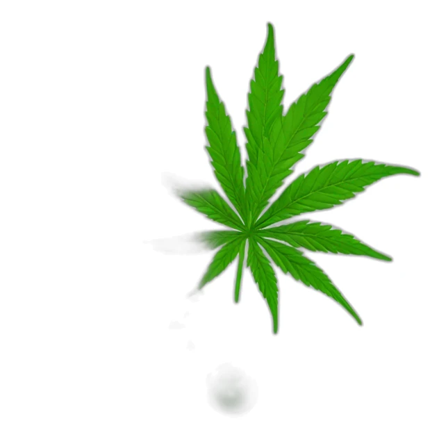 Organic chemical structure of cannabis.  sticker