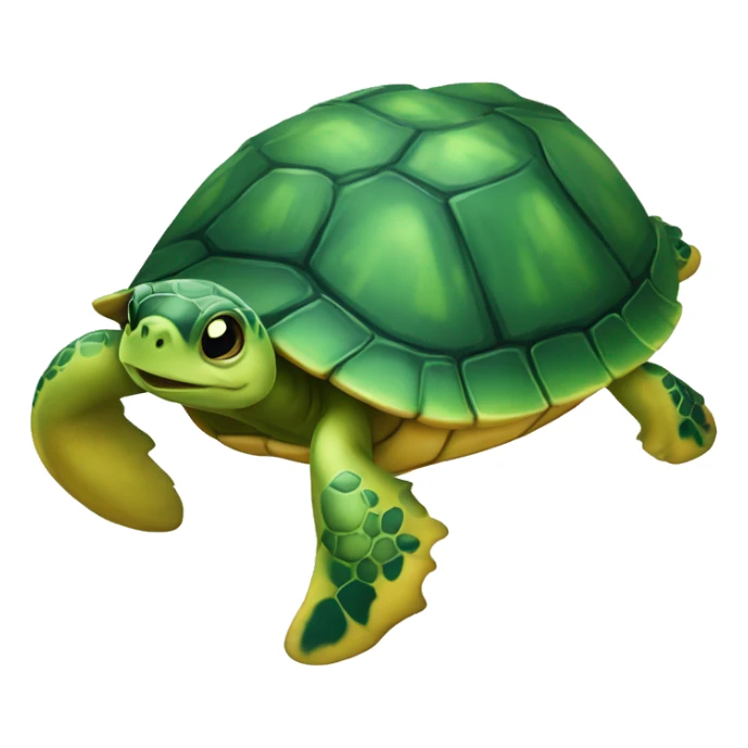 Imagem realista de um tartaruga marinha sticker
