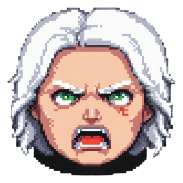 angry mom face sticker
