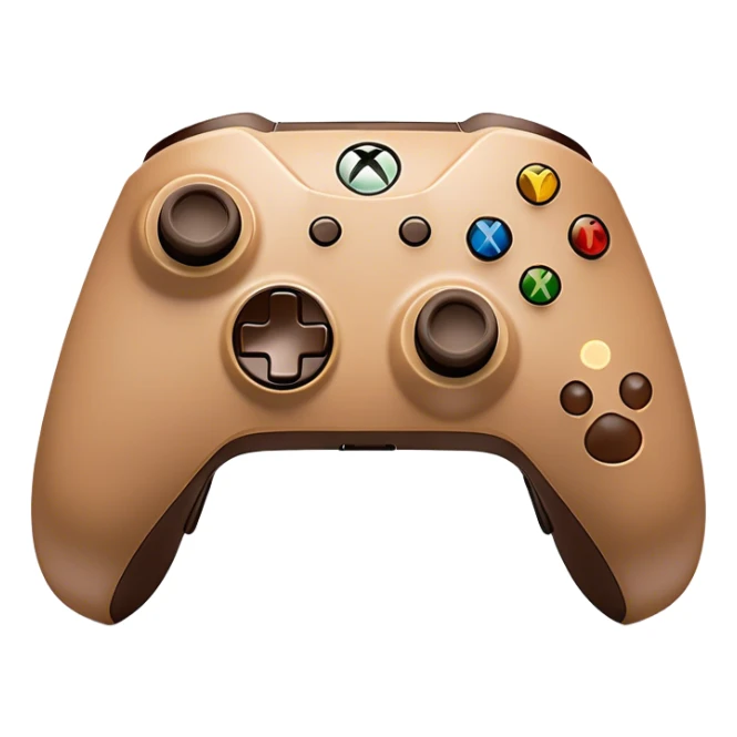 Clash of Clans aesthetic: Cinematic Playful Xbox Wireless Controller Portrait Emoji, rendered in a 3D vector-style similar to standard emojis with minimal shading and bold, simplified shapes. A compact, distinct form with signature details, softly glowing with a modern gaming energy charm. Simplified yet unmistakably iconic, highly detailed and consistent, glowing with a soft radiance and high shine. Stylized with a touch of next-gen innovation and a soft glowing outline, capturing the essence of a beloved gaming relic with a friendly, playful manner! sticker