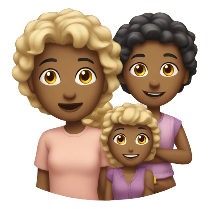 una familia de 5 sticker