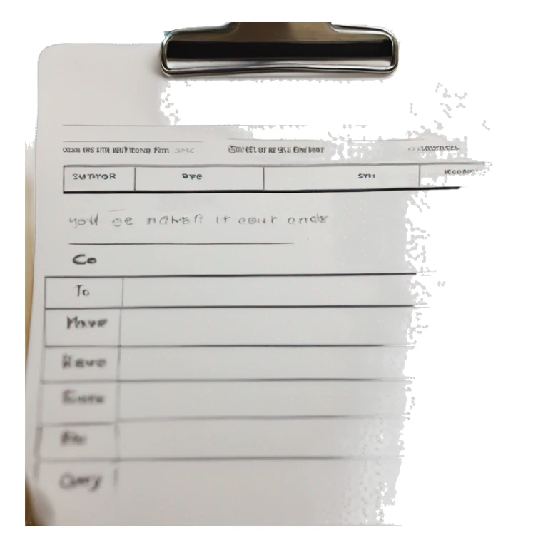 Make me a sign up form clipboard used by coaches sticker
